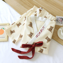 秋冬新款哺乳装 大码空气层暖气房月子服套头款女士夹棉喂奶 睡衣