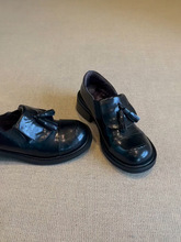 牛皮版~复古圆头流苏乐福鞋加绒单鞋女百搭英伦风学院厚底小皮鞋