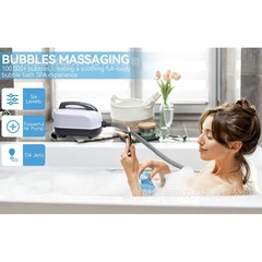 家庭用マッサージ電動サーフィンバブルSPA 滑り止めバブルバスマット 全身バブルスパマシン ワイヤレスリモコン