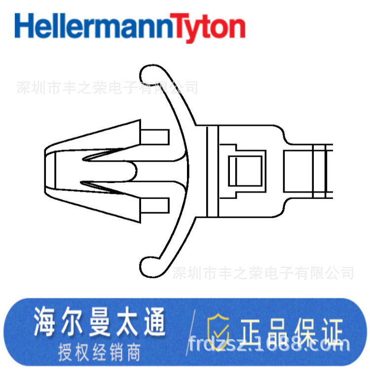 HELLERMANNTYTON������̫ͨ��ͷ1��ʽ�̶����� T50RSFM 126-00124