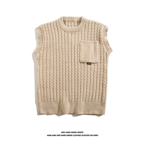 Knitted Japanese vest for men and women