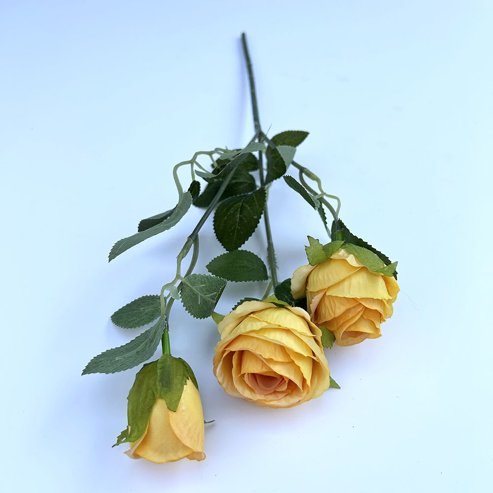 Artificial Rose Bouquet For Home Decor Elegant Table Flowers_voghion.com