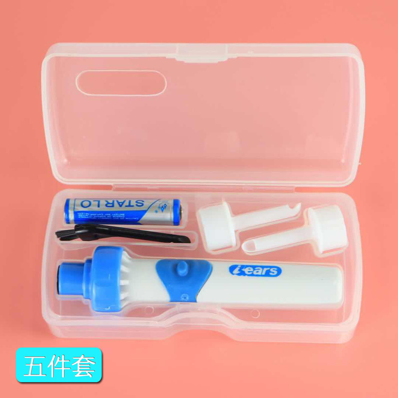 Wholesale household ear picking tool set children and adults electric ear picking spoon personal care ear automatic cleaner