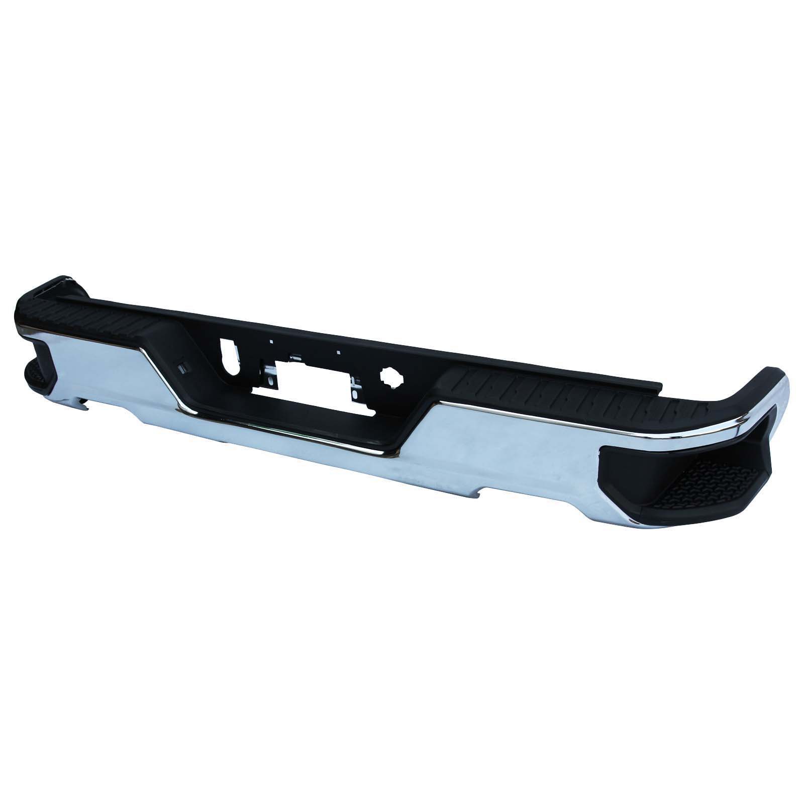 Aplicable a Chevrolet 19 - 22 Silverado parachoques traseros Solode original galvanizado con orificio de escape
