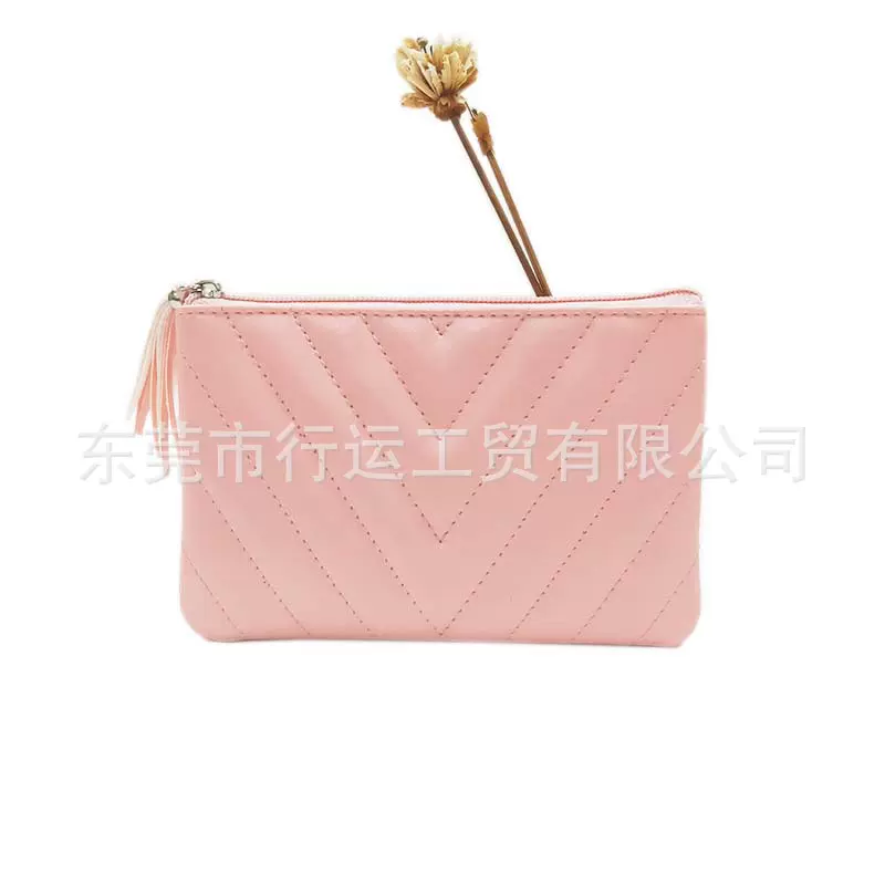 厂家定制化妆包时尚小包流苏手拿包HOT时尚手包化妆包定制logo