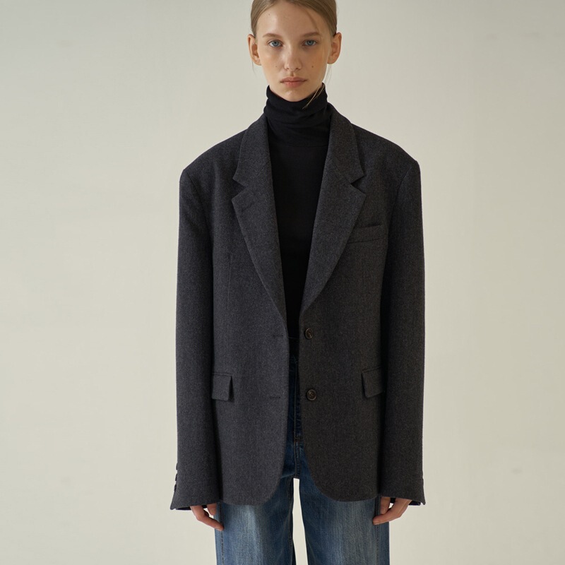 Faca*E Patte*N Wool Suit Women's 2025 Spring and Autumn New Slim Double Button Temperament Jacket Women's Clothing