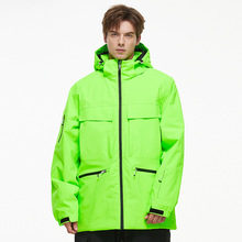 新款滑雪服男女款24-25雪季户外防风防水保暖单板滑雪衣跨境款