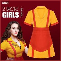 同じタイプの破産姉妹cos服レストランの女中バーの作業服はハロウィンのメイド服を展示しています。