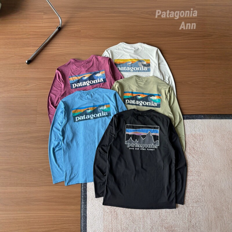 Cross-border high-quality Pata C1 quick-drying series men's and women's wave-print elastic quick-drying comfortable long-sleeve T-shirt Cross-border high-quality Pata C1 quick-drying series men's and women's wave-print elastic quick-drying comfortable long-sleeve T-shirt