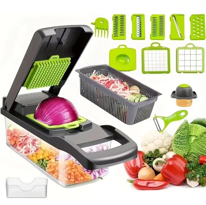 Multifunctional Vegetable Cutter for Kitchen Use, Potato Shredder, Slicer, Dicer, Grater, Radish Shredder, Slicer
