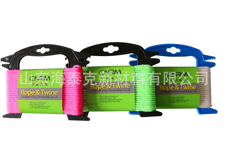 厂家供应出口品质高强PP丙纶8股菱形编织绳