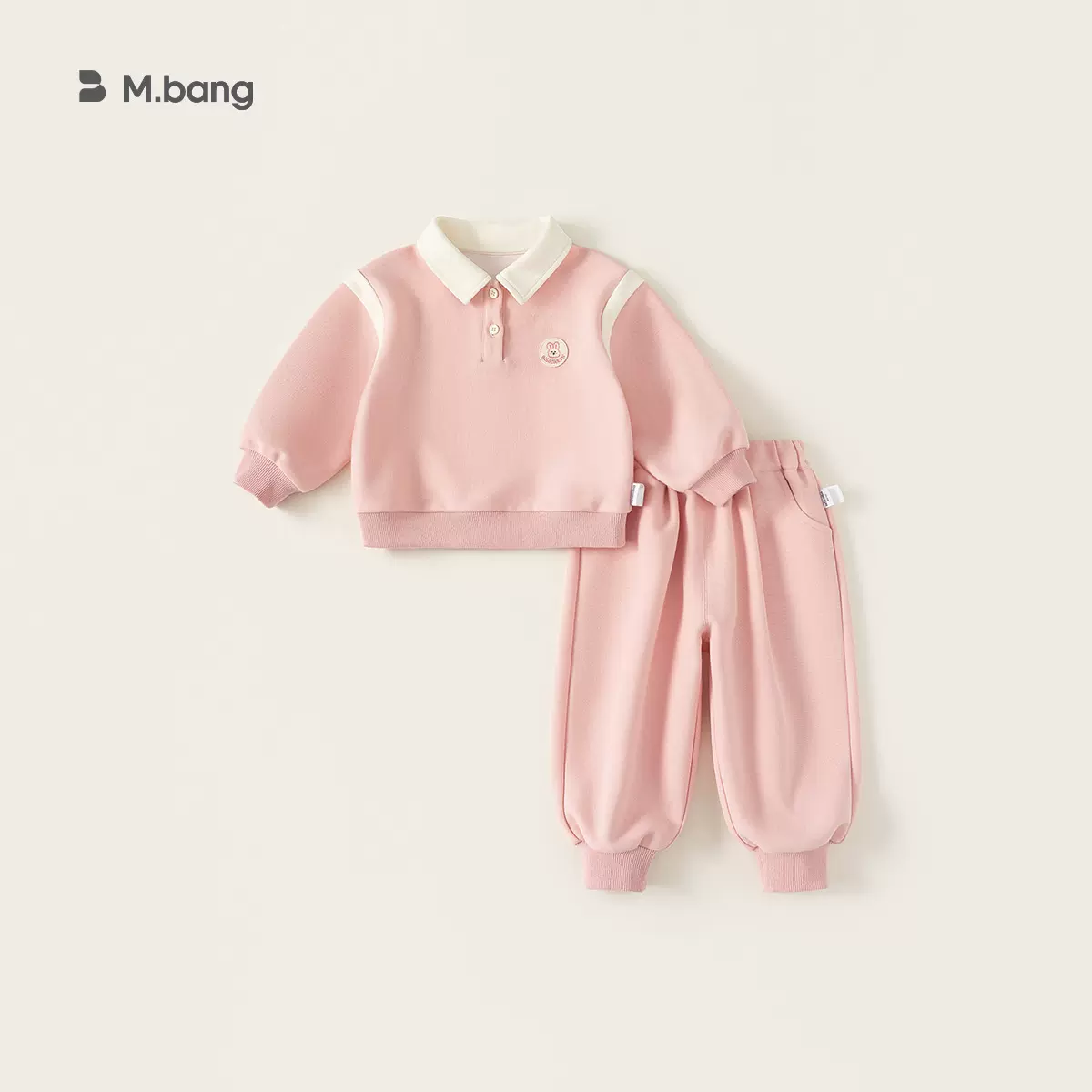 宥宝童装秋季中小童运动服新款儿童卫衣两件套女宝宝衣服女童套装