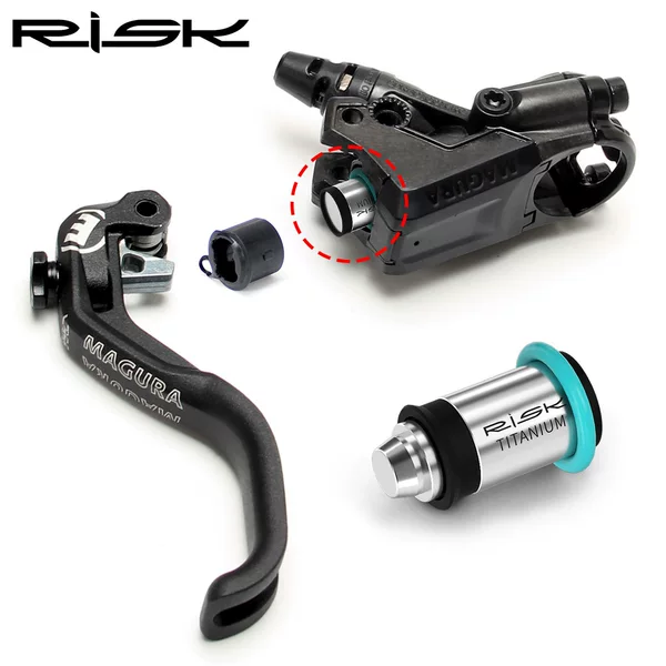Risk Titanium Alloy Brake Lever Piston Mt2/4/5/6/7/8/Hc Oil Disc Brake Piston Rod Seal Repair Parts