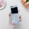 Samsung, fresh folding phone case flower-shaped, epoxy resin, folding screen, 4, 3