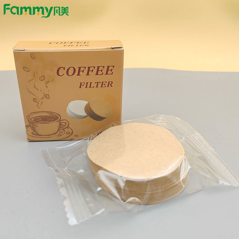 Round Filter, Universal Filter Paper for Coffee Pots and Moka Pots, Convenient for Hand Brewing and Ice Drip Coffee Filtration