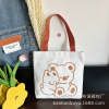 Cartoon brand shopping bag, cute one-shoulder bag, Korean style, with little bears, wholesale