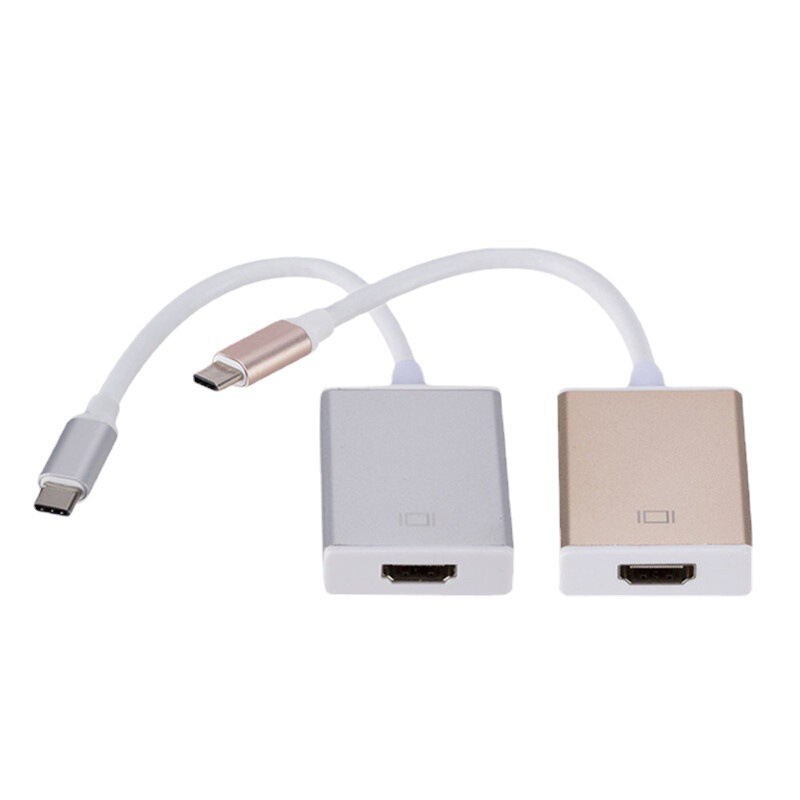 Usb3.1 to HDMI High-Definition Cable 4K Laptop Mobile Phone Same Screen Cable Type-C to HDMI Adapter Cable