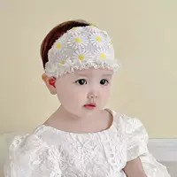 Девочка летняя кружевная дверная Защитная шапка для новорожденного кружевная крутая шапка детская головная Крышка Сердце ромашка От 0 до 1 года