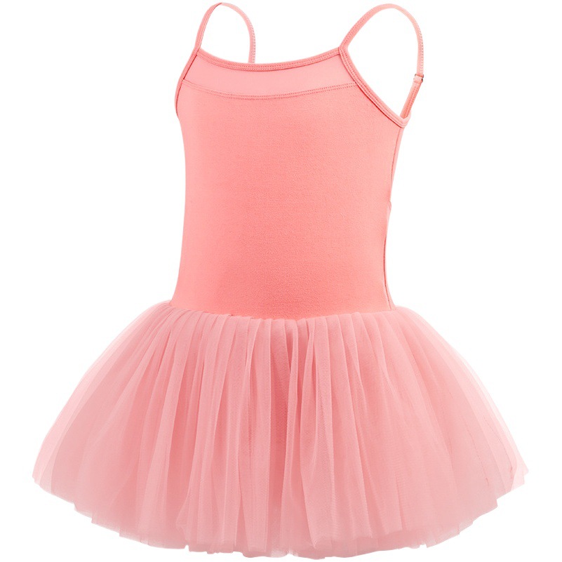 Ropa de baile para niños ropa de práctica ropa de rendimiento para niños falda de ballet falda de gasa para niña ropa de rendimiento de jardín de infantes vestido de princesa