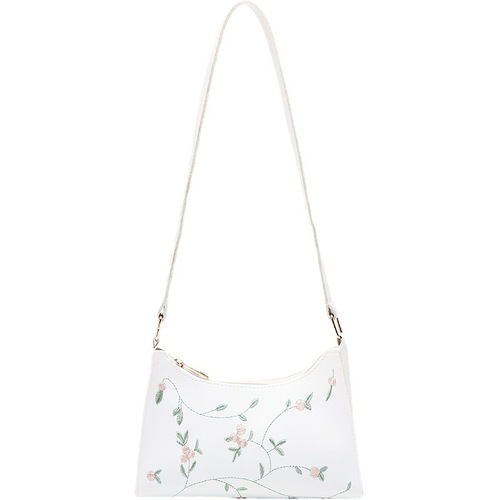 Bags  new winter niche design embroidered armpit bag shoulder bag crossbody bag one piece drop shipping