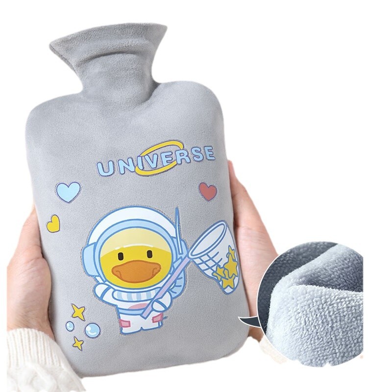 뜨거운 물 가방 물 채우는 겨울 PVC 두꺼운 휴대용 따뜻한 학생 손 따뜻한 봉제 미니 따뜻한 물 가방 뜨거운 압축