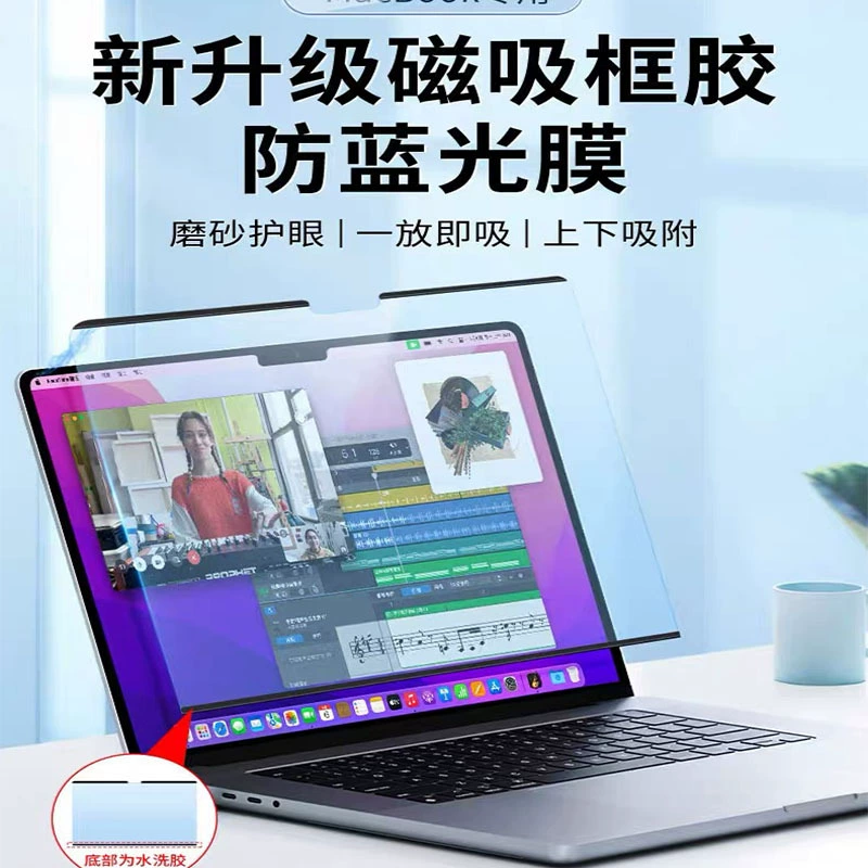 Защитная пленка с магнитной приватностью для MacBook, антиглянцевый фильм, магнитная защёлка, несколько моделей