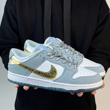 莆田男鞋low dunk熊猫大友克洋aj1低帮黑白板鞋春秋透气运动女鞋