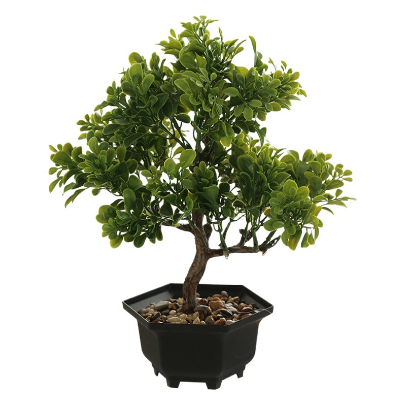 Suministro directo de fábrica de Yiwu flor artificial decoración casera creativa maceta artificial Flor Artificial bienvenida Pino artificial planta verde bonsai