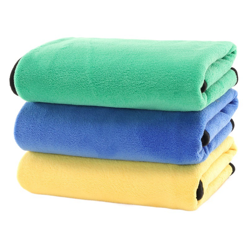500 г Коралловый флис Чистка полотенце для домашних животных рыболовные снасти Автомобиль Двойной цвет подарок полотенце тряпка с логотипом Квадратное полотенце