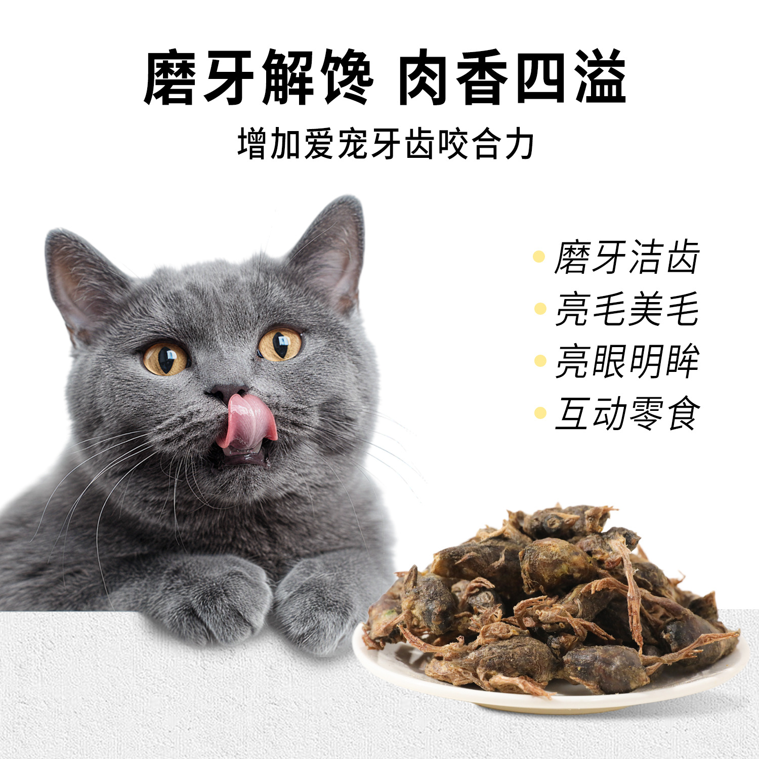 Aperitivos para gatos, codorniz, gatos y perros liofilizados, aumento de grasa general, branquias, recompensas de entrenamiento, fabricantes de bocadillos molares para mascotas al por mayor