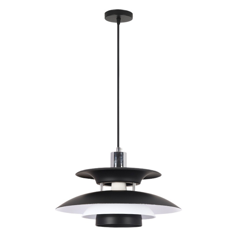 Lámpara de Araña Estilo Danés para Restaurante, Comedor Comercial, Hotel, Bar, Moderna, Minimalista, de Hierro Forjado, Tipo UFO, Iluminación Zhongshan