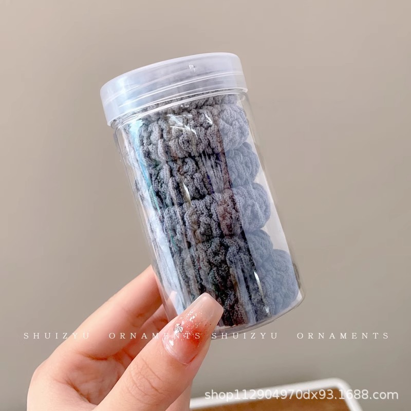 2025 nuevo estilo simple cabello de moda de alta elasticidad correa de correa de cabello multifuncional cubierta de cuero durable cabello bola adornamiento para el cabello