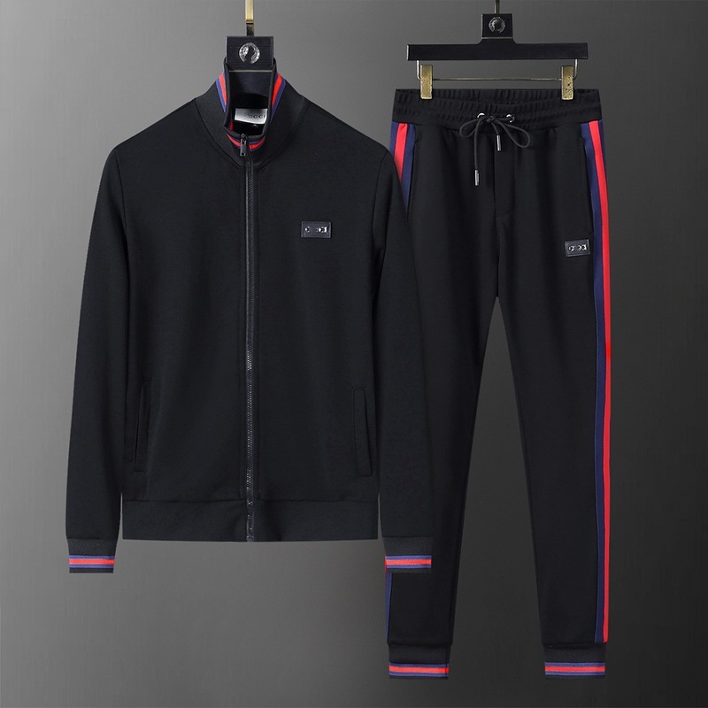 高バージョン G's 25 秋冬シリーズ スポーツ レジャー カーディガン ジッパー アンティーク 長袖 スウェットシャツ スウェットパンツ ジャケット スーツ|undefined