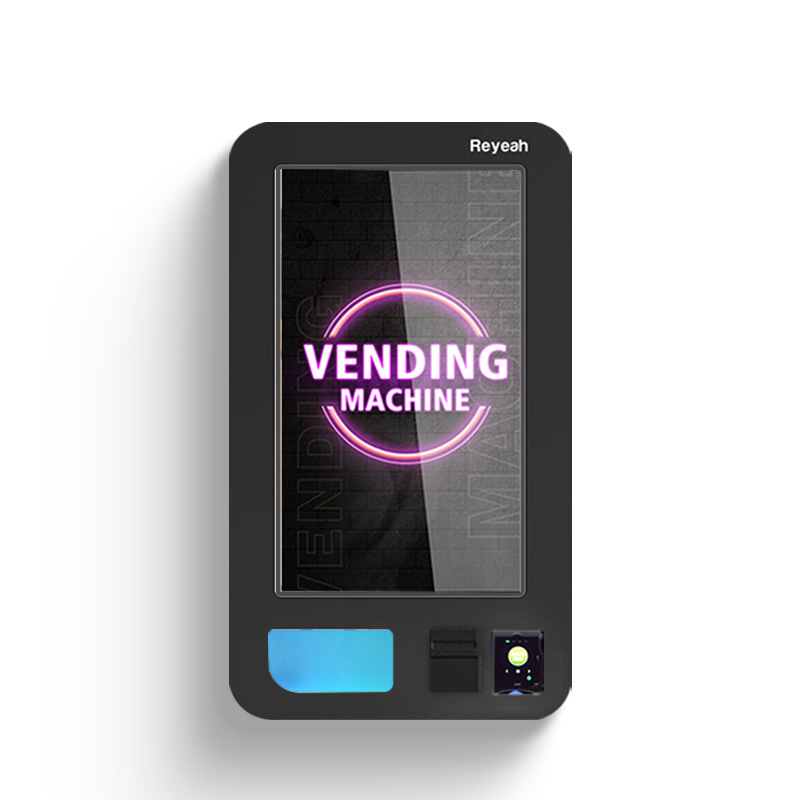 Máquina expendedora comercial de atomizador de pared, máquina expendedora inteligente totalmente automática de pared para verificación de edad, pequeña y mediana