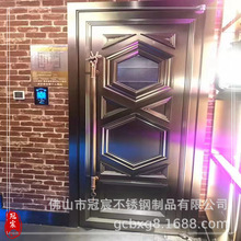 贵州KTV装修公司 防火隔音包厢门压花板 玫瑰金不锈钢压花板