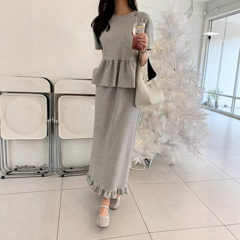 2026 New Designer Lace Set Long Dress in Stock