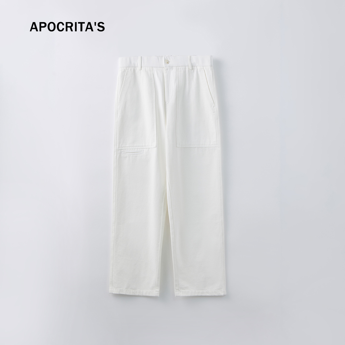 Sin devoluciones ni cambios【Liquidación por tiempo limitado a un precio súper bajo】Pantalones casuales holgados y rectos para hombre APO, para otoño e invierno