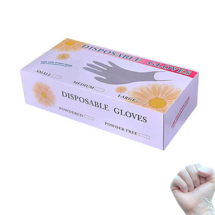 一次性PVC手套橡胶防油美容美甲美发纹绣手套