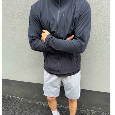 Summer 2025 Outdoor Sports Men's Lightweight Breathable Uv Ice Silk Jacket Stand Collar Sun Protection Fishing Clothing Trendy