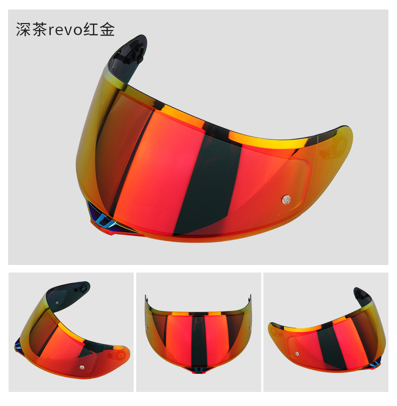 Suitable for Agv Helmet Lenses K1 K3Sv K5 K5S Helmet Lenses, Universal for Day and Night Use, Windproof and Sun Protection