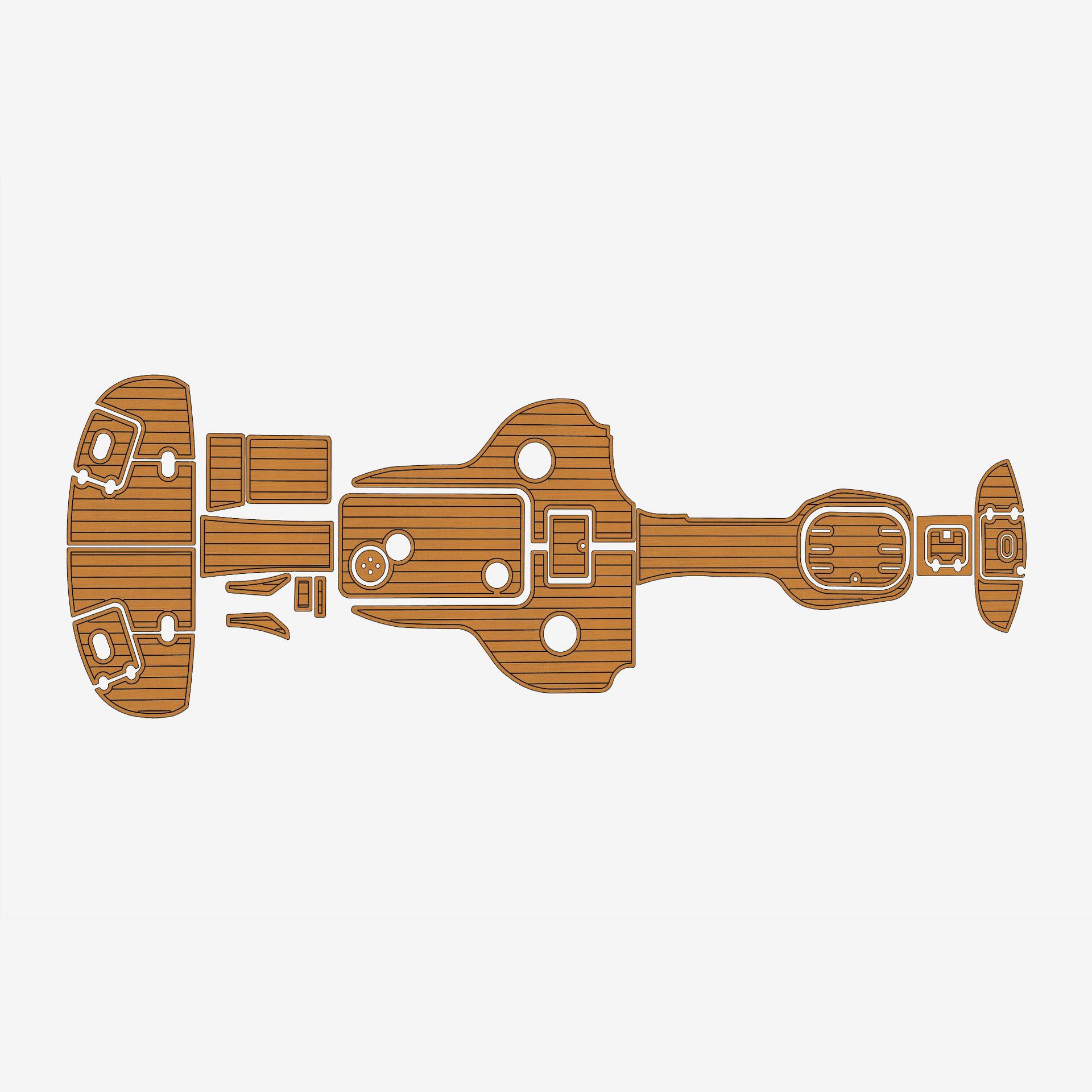2003 Four Winns 234 Funship Faux EVA teak Marine Floor