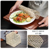 Xiaozhu.com Handmade bamboo weaving bamboo Dajiao Bamboo Net Cushion Bamboo Steamed Hotel Supplies Anti -Sticking Board Board Bamboo Poor