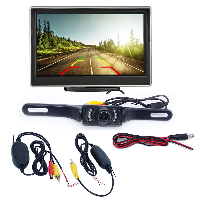 Wireless Transmitter Receiver – Jiefeng Vehicle camera - silver-edge-5-inch-desktop-suction-cup-transmitter-long-license-plate-camera