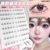 8 rows of lazy cat whiskers lower eyelashes (thick) - glue-free
