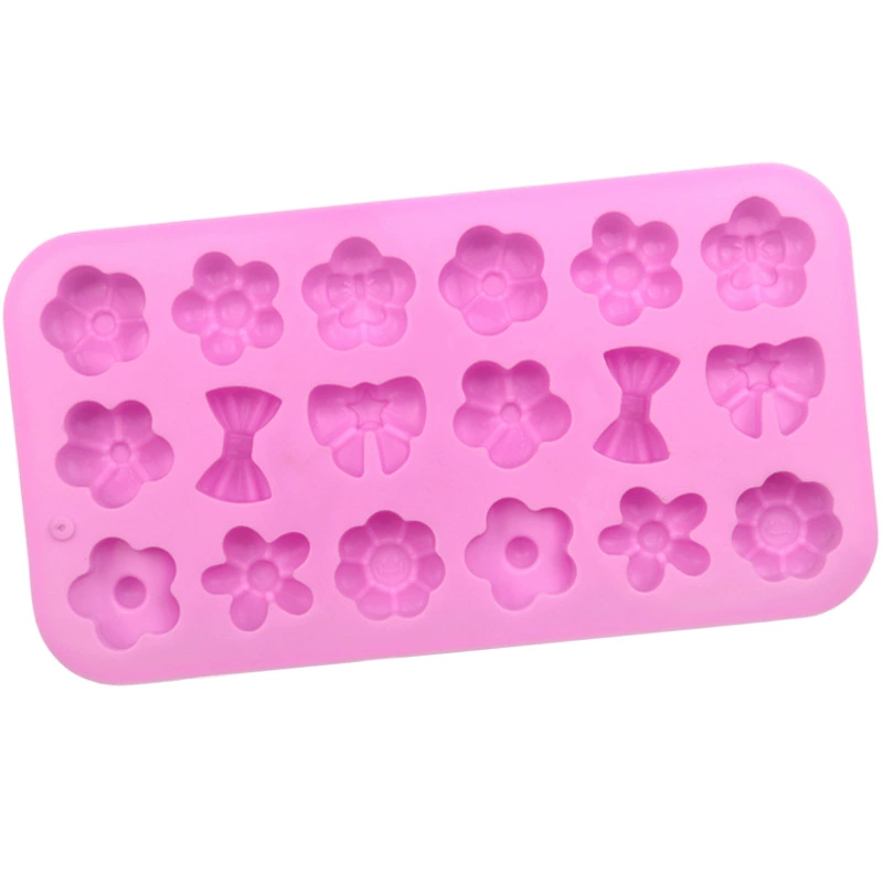 Silicone fondant with bow, acrylic decorations, mold, wholesale, flowered, handmade