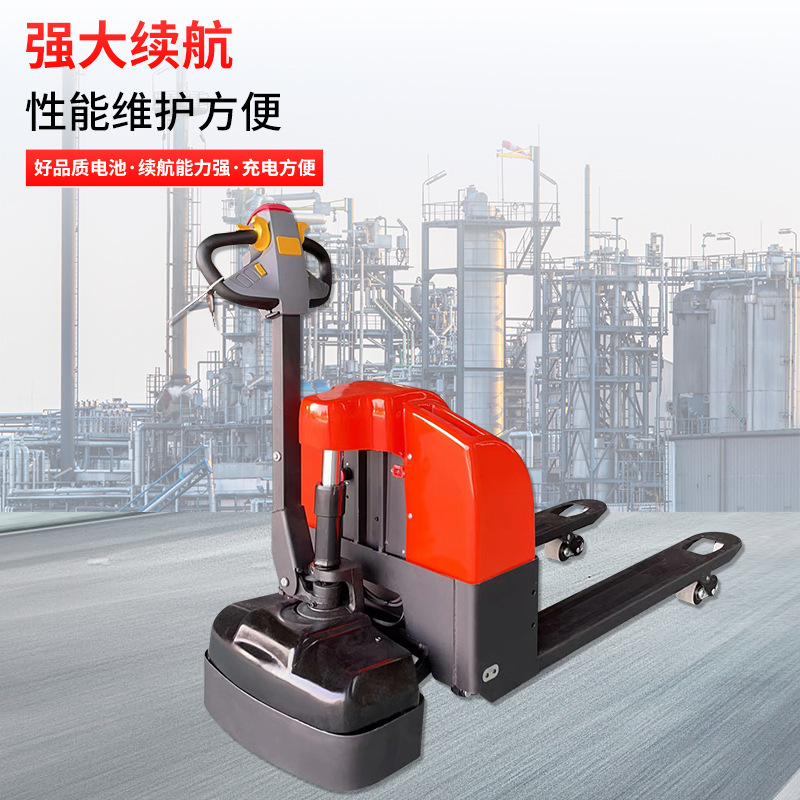 Montacargas semieléctrico de 2.5 toneladas con báscula, transpaleta hidráulica, vehículo todoterreno de 3 toneladas para obras de construcción, vehículo para manipulación de palets, rey de las carreteras.