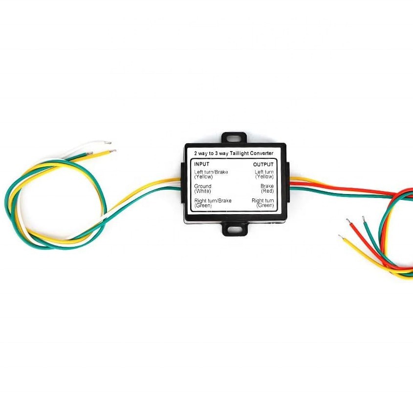 2至3针拖车连接器转换器电缆适配器