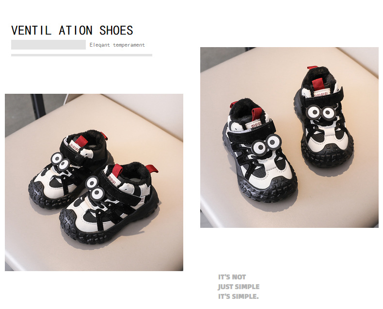 Sneakers invernali calde e foderate per bambini ragazzi e ragazze_voghion.com