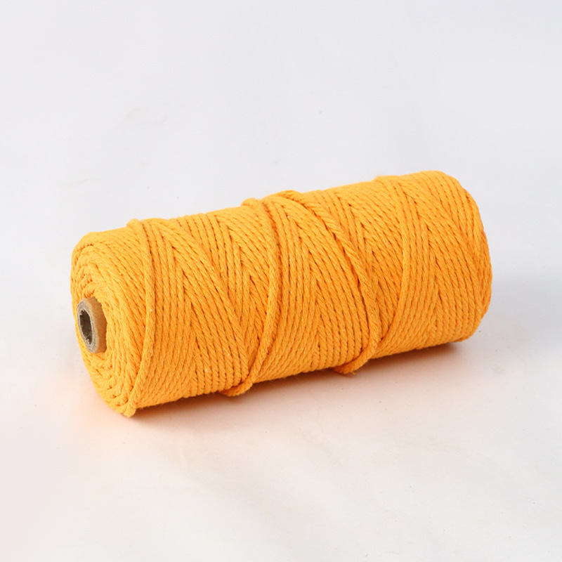 2mm3mm4mmマルチ仕様カラー手作りコットンロープ素材ボトル缶巻き手工芸品編みコットンロープ素材|undefined
