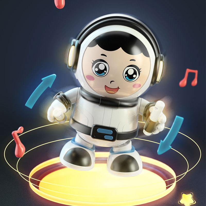 Espacio eléctrico transfronterizo columpio muñeca música educativa para niños juguete eléctrico para niños y niñas puesto de regalo al por mayor